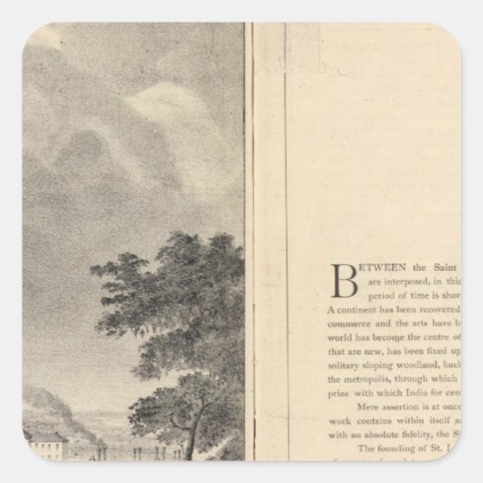 Sticker Carré Saint-Louis, 1832 (Devant)