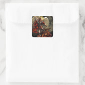 Sticker Carré Saint Michel l'Archange (Sac)