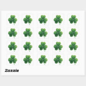 Sticker Carré Saint Patrick's Day (Feuille)