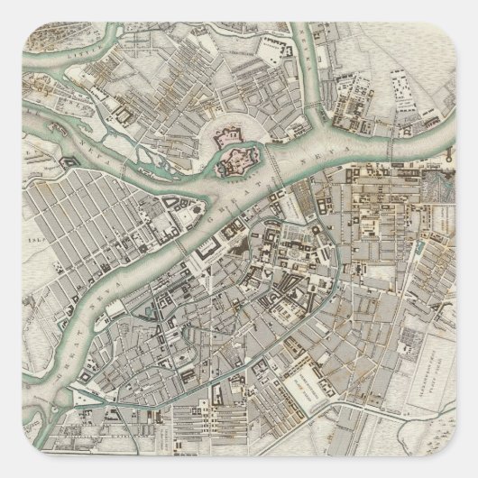Sticker Carré Saint-Pétersbourg (Devant)