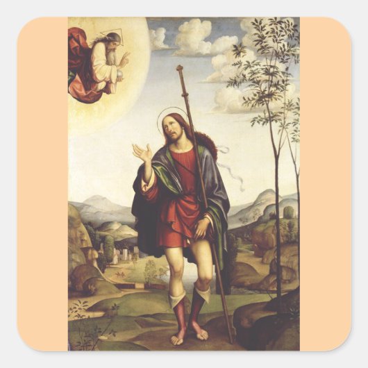 Sticker Carré Saint Roch par Francesco Francia (Devant)