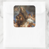Sticker Carré Saint-Rosalie Interceding for the Plague-stricken (Sac)