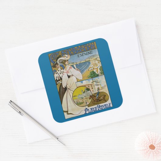 Sticker Carré Saint-Sébastien (Enveloppe)