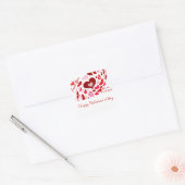 Sticker Carré Saint Valentin, Amour_ (Enveloppe)