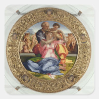 Sainte Famille avec Saint Jean (Doni Tondo), 1504-