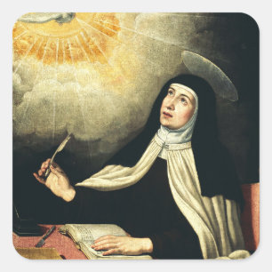 Sticker Carré Sainte Thérèse d'Avila