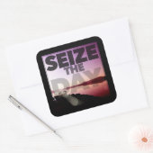 Sticker Carré Saisir Le Jour (Enveloppe)