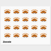 Sticker Carré Saison éffrayante (Feuille)