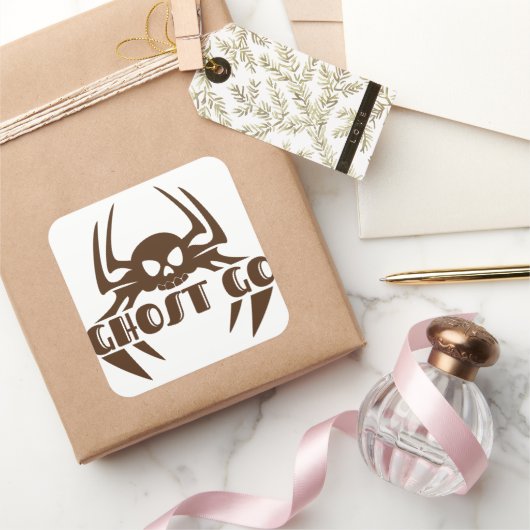 Sticker Carré Saison Éffrayante de Ghost Go (Cadeaux)