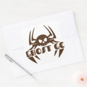 Sticker Carré Saison Éffrayante de Ghost Go (Enveloppe)