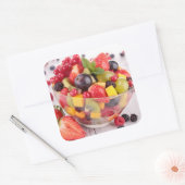 Sticker Carré Salade de fruits frais (Enveloppe)