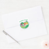 Sticker Carré Salade d'été (Enveloppe)