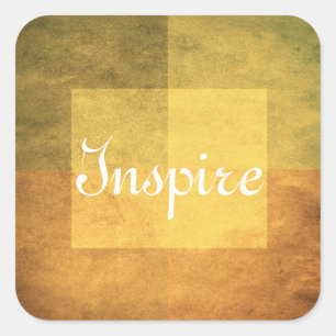 Sticker Carré sale aquarelle-comme l'abrégé sur 2 graphique