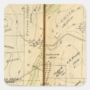 Sticker Carré Salem, New York 2