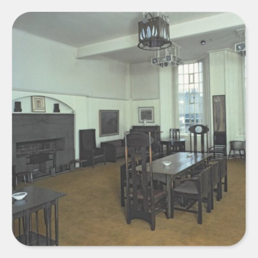 Sticker Carré Salle Mackintosh (Devant)