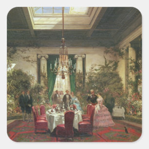 Sticker Carré Salle-un-Manger de la princesse Mathilde