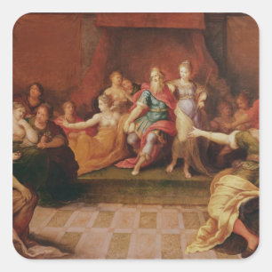 Sticker Carré Salomon et ses femmes