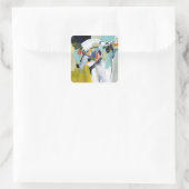 Sticker Carré Salon de Scarborough - Abstrait (Sac)