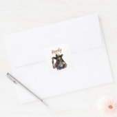 Sticker Carré Salut (Enveloppe)