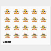 Sticker Carré Salutation Matinale - cellente (Feuille)