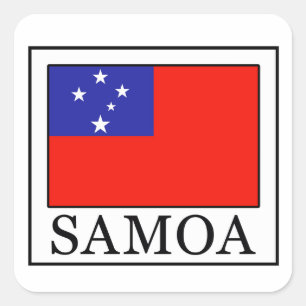 Sticker Carré Samoa