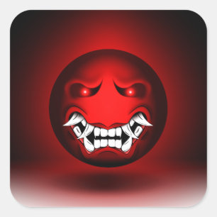 Sticker Carré Samouraïmoji
