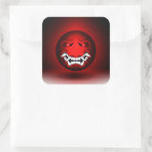 Sticker Carré Samouraïmoji (Sac)
