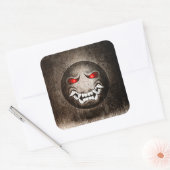 Sticker Carré Samouraïmoji Vintage (Enveloppe)