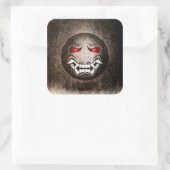 Sticker Carré Samouraïmoji Vintage (Sac)