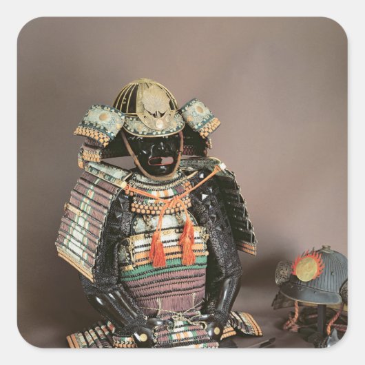 Sticker Carré Samurai Armor, Muromachi Période c.1384 (Devant)