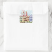 Sticker Carré San Francisco | Les Dames Peintes (Sac)