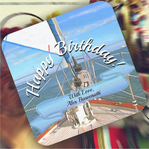 Sticker Carré San Francisco Voile Anniversaire 0869