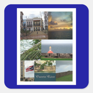 Sticker Carré San Juan, Porto Rico