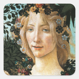 Sticker Carré Sandro Botticelli "Primavera - Flora" Carré Stick