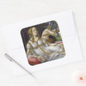 Sticker Carré Sandro Botticelli - Vénus et Mars (Enveloppe)