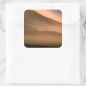 Sticker Carré Sandstorm at Mesquite Sand Dunes (Sac)