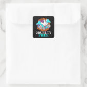 Sticker Carré Sans cruauté (Sac)