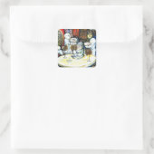 Sticker Carré Sans échec par défi (Sac)