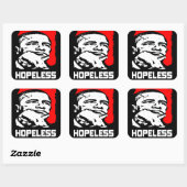 Sticker Carré Sans espoir : Barack Obama ! (Feuille)