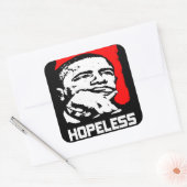 Sticker Carré Sans espoir : Barack Obama ! (Enveloppe)