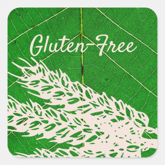 STICKER CARRÉ SANS GLUTEN (Devant)