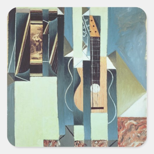 Sticker Carré Sans titre (huile sur toile) (Devant)