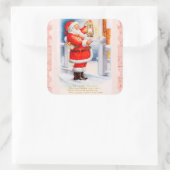 Sticker Carré Santa Claus (Sac)