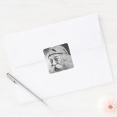 Sticker Carré Santa Claus (Enveloppe)