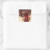 Sticker Carré Santa Claus Arthur Rackham (Sac)
