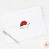 Sticker Carré Santa Hat (Enveloppe)