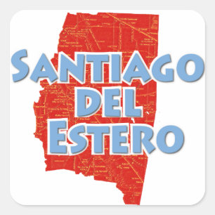 Sticker Carré Santiago del Estero