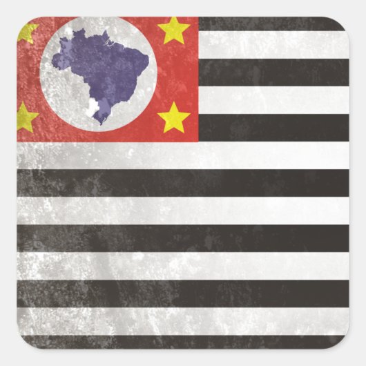 Sticker Carré Sao Paulo (Devant)