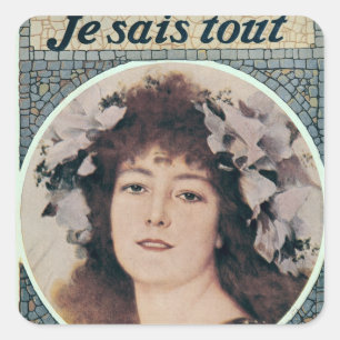 Sticker Carré Sarah Bernhardt dans Gismonda