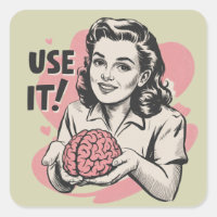 Sarcasme Vintage Utilisez Votre Cerveau Esthétique